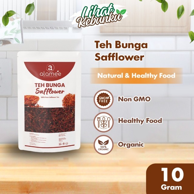 

Teh Bunga Safflower Herbal Tea Original Organik 10gr Alami Siap Seduh Minum Minuman Sehat Organic LIHAT KEBUNKU