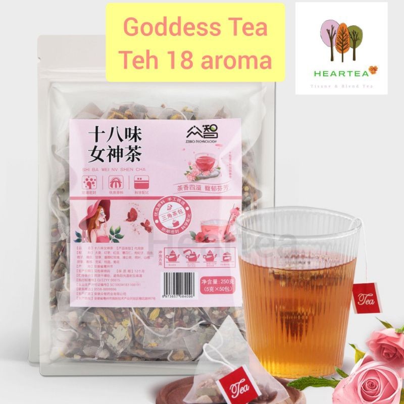 

TISANE TEA - GODDESS TEA /TEH KECANTIKAN 18 AROMA. 味女神茶