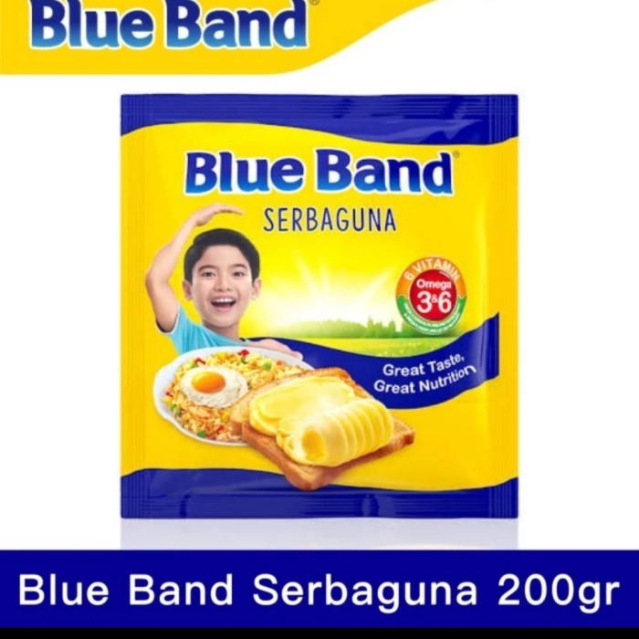 

blue band mentega serbaguna sachet 200gr