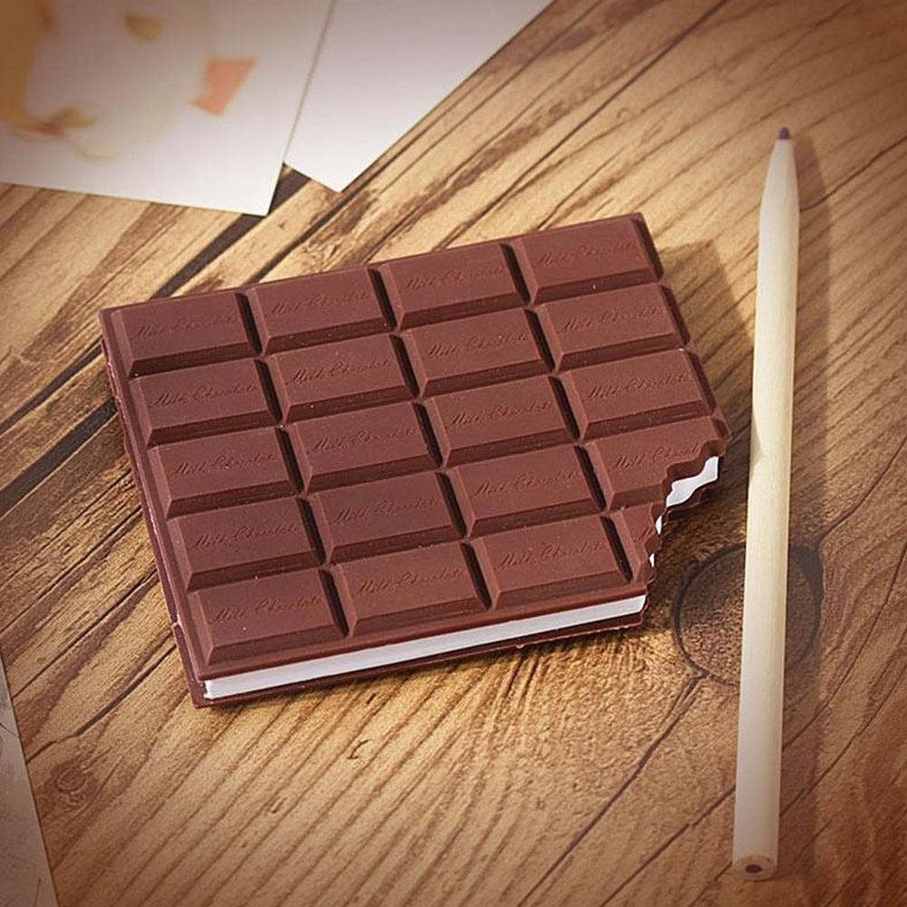 

Tempting Chocolate Cover Notepad Notebook Creative Sticky Note Office Stationery