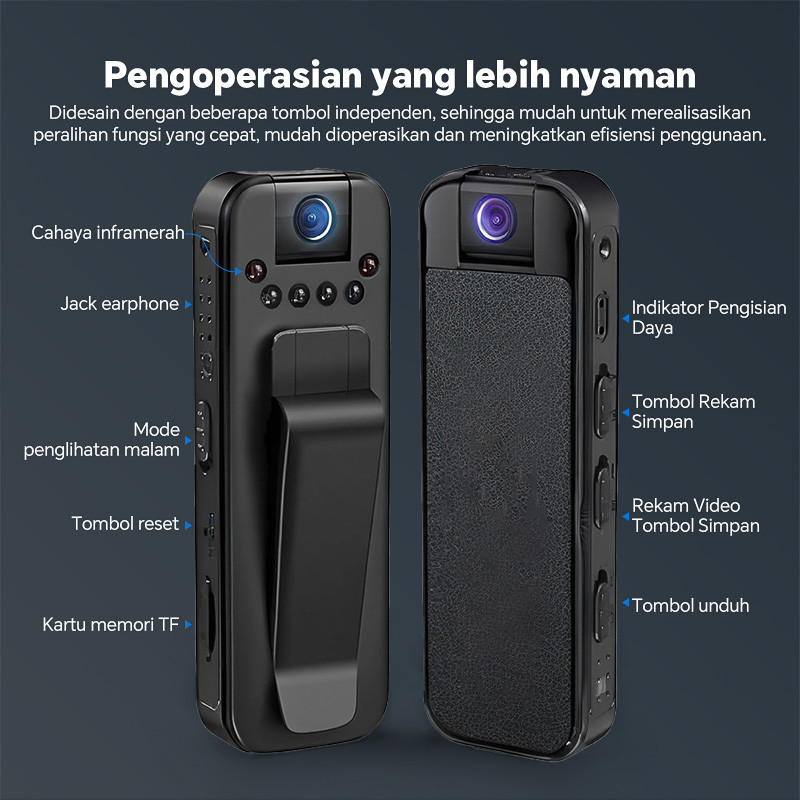 RB Perekam Ultra HD Clip-onPerekam VideoVideoKameraOlahragaKameraAnti-GoncanganPenglihatan