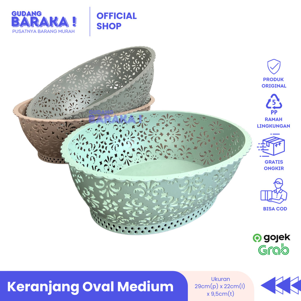 Keranjang Parsel Oval Medium Keranjang Hampers Sedang Keranjang Parcel Lebaran Premium Quality
