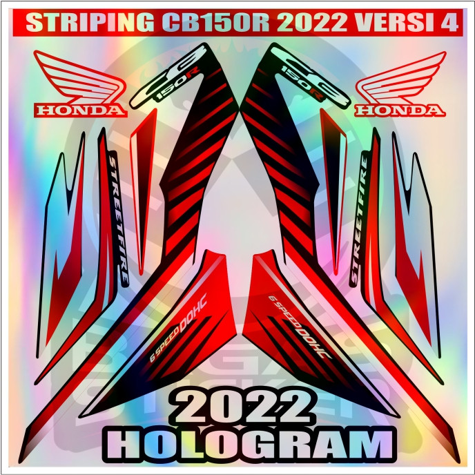 Striping New Cb150r 2022 Lis Sticker Hologram
