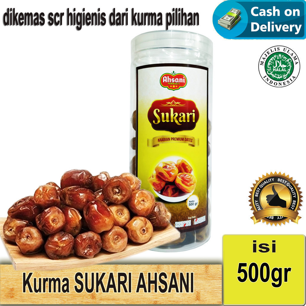 

INBUY MART - Kurma SUKARI AFI Al Qassim Kemasan Premium 500gr