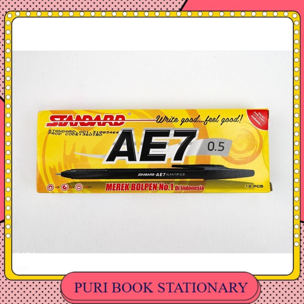 

Pulpen Standard AE7 (12 PCS)