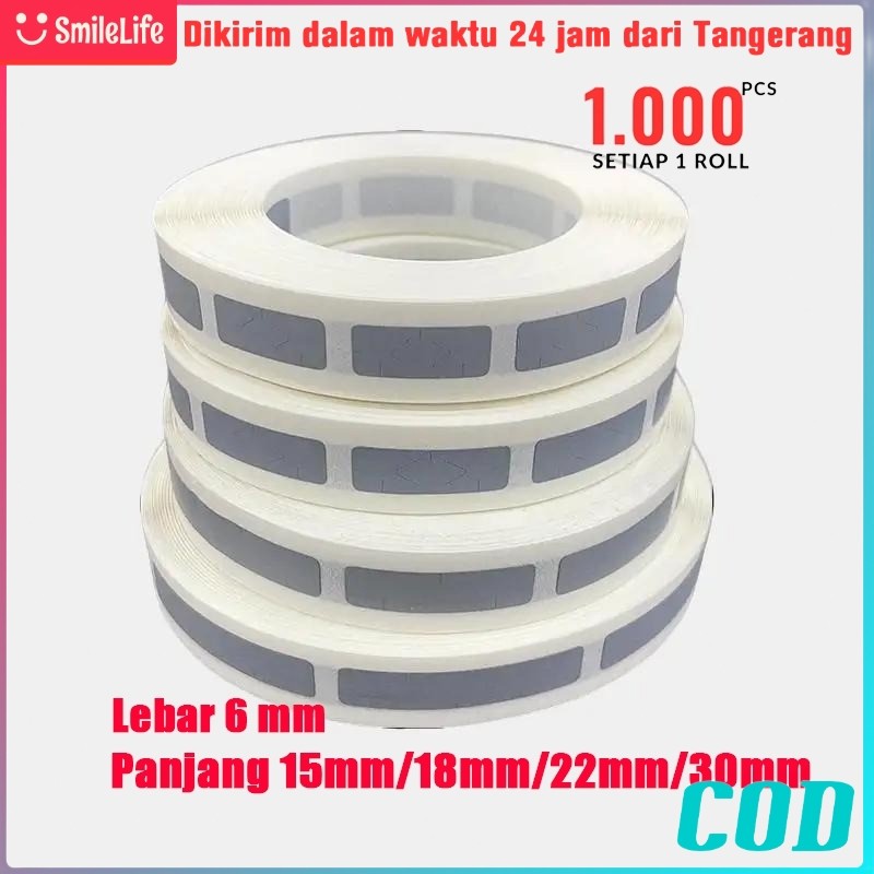 

1000pcs Scratch Off Pin Label Sticker Label Gosok Scratch Stiker Penutup Voucher Scratch - Mohon merekam video unboxing saat menerima paket