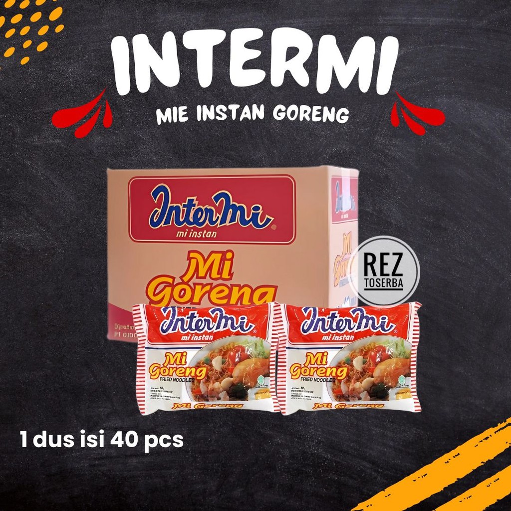 

40 PCS Intermi Mie Instan Goreng / Pedas 60gr