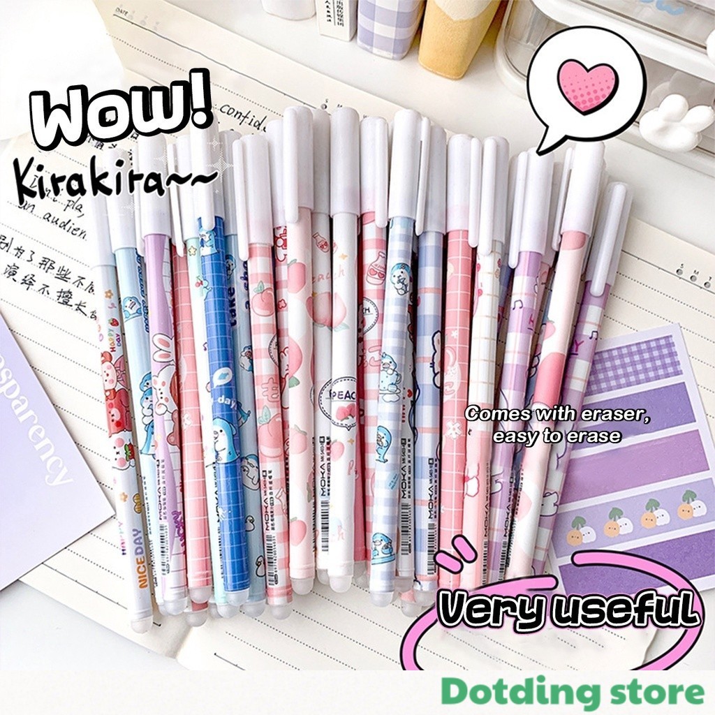

【Dotding】12 Pcs Set Pulpen Bisa Dihapus Bolpoin Gel Erasable Pen Pena Yang Bisa Dihapus Tinta Biru Pena Bisa Dihapus Pulpen Ajaib Erasable Pen Gel ATK Alat Tulis Sekolah Kantor H392