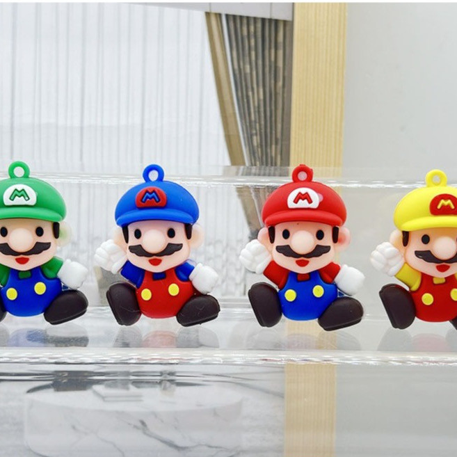 WS-002 Gantungan Kunci Super Mario Keychain Mario Bross
