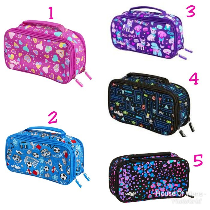 

[P r o m o]New SMIGGLE WOAH GO ANYWHERE PENCIL CASE - TEMPAT PENSIL SMIGGLE - Hitam