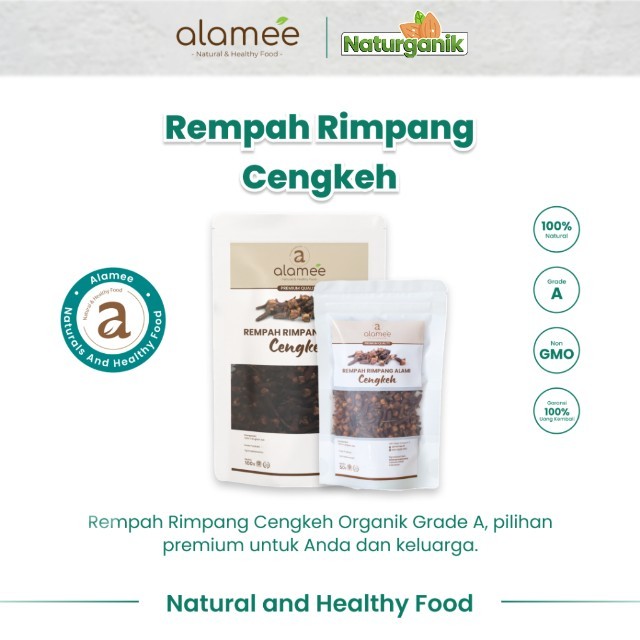 

ALAMEE Cengkeh Rempah Rimpang Kering Organik Cloves Organik Alami Spice Naturganik