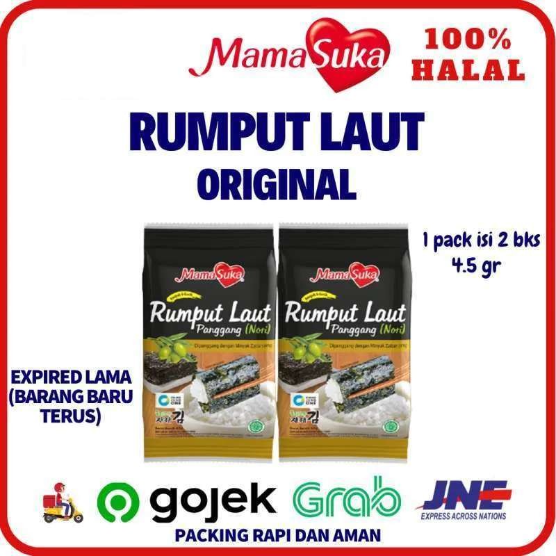 

MamaSuka Rumput Laut Panggang Original Isi 2 @4,5gr