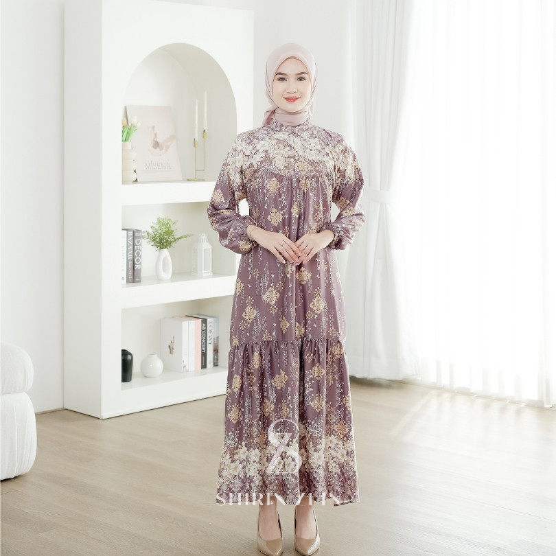ShirinZein - Gamis Dress Elegan Motif Terbaru 2025 Shafira Size S-3XL PROMO