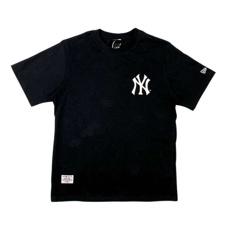 Tshirt Baju New Era MLB NY Yankees Paisley Black