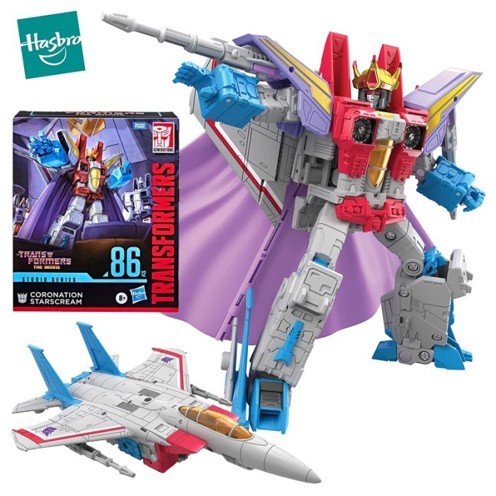 Original Hasbro Transformers Studio Series Action Figure SS86 Starscream Perceptor Robot Toys for Bo