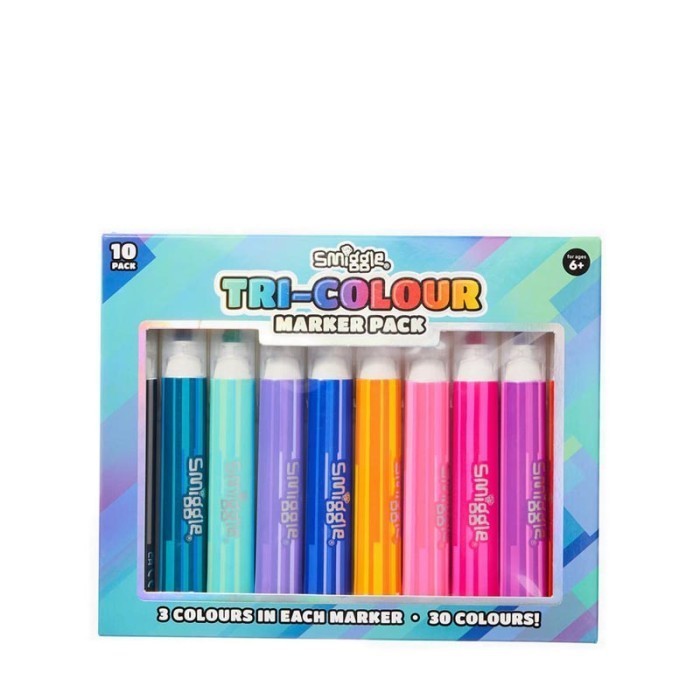 

Smiggle Tri Colour Marker Pack X10 - IGL479382MIX