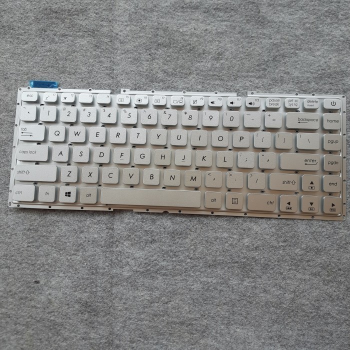 [BERGARANSI] keyboard asus x441m x441u x441b x441n SILVER