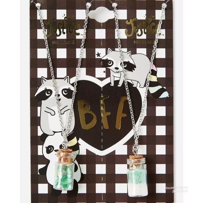 JUSTICE BFF NECKLACE - KALUNG BFF ISI 2 ORIGINAL