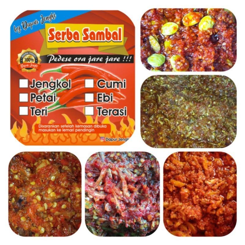 

Sambal Teri spesial 150ml sambal rumahan