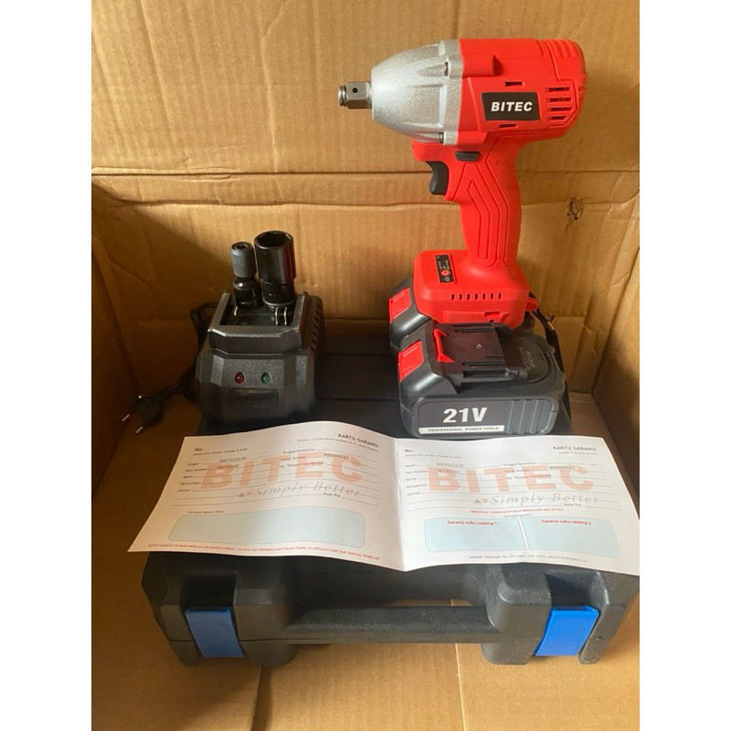BITEC BIW R 3250 MESIN BUKA KUNCI BAUT CORDLESS IMPACT WRENCH R3250-NC
