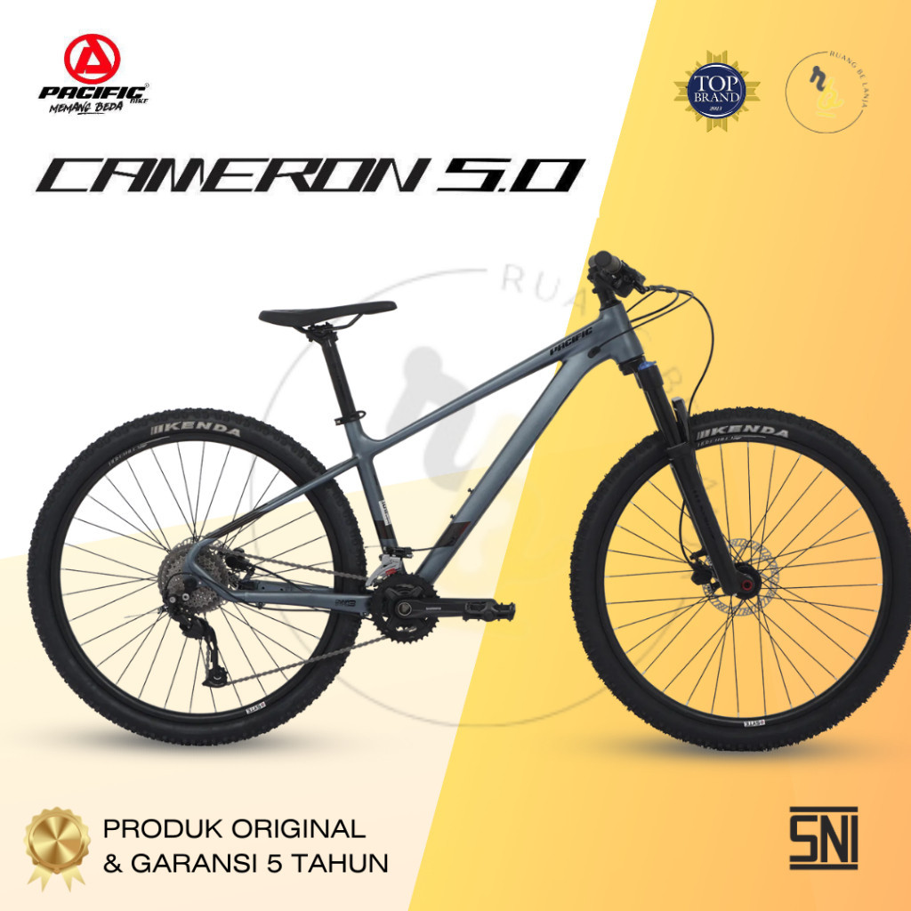 Sepeda Gunung MTB Alloy PACIFIC CAMERON 5.0 (2X9 Speed / Hydraulic DiscBrake) SHIMANO