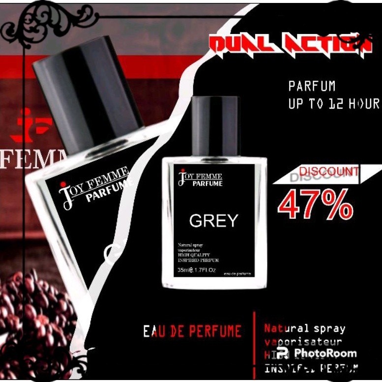 PARFUM grey original parfum untuk pria maskulin dan tahan lama parfum fak boy