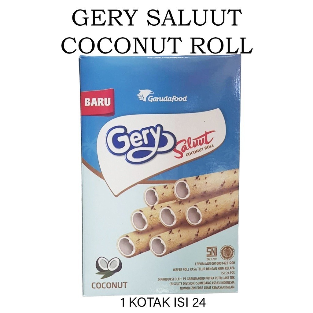 

GERY SALUUT COCONUT ROLL KOTAK ISI 24 By Toko DUNIA VARIASI SURABAYA
