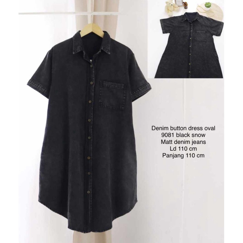 DENIM DRESS DIVEN - DRESS WANITA KEKINIAN 9081