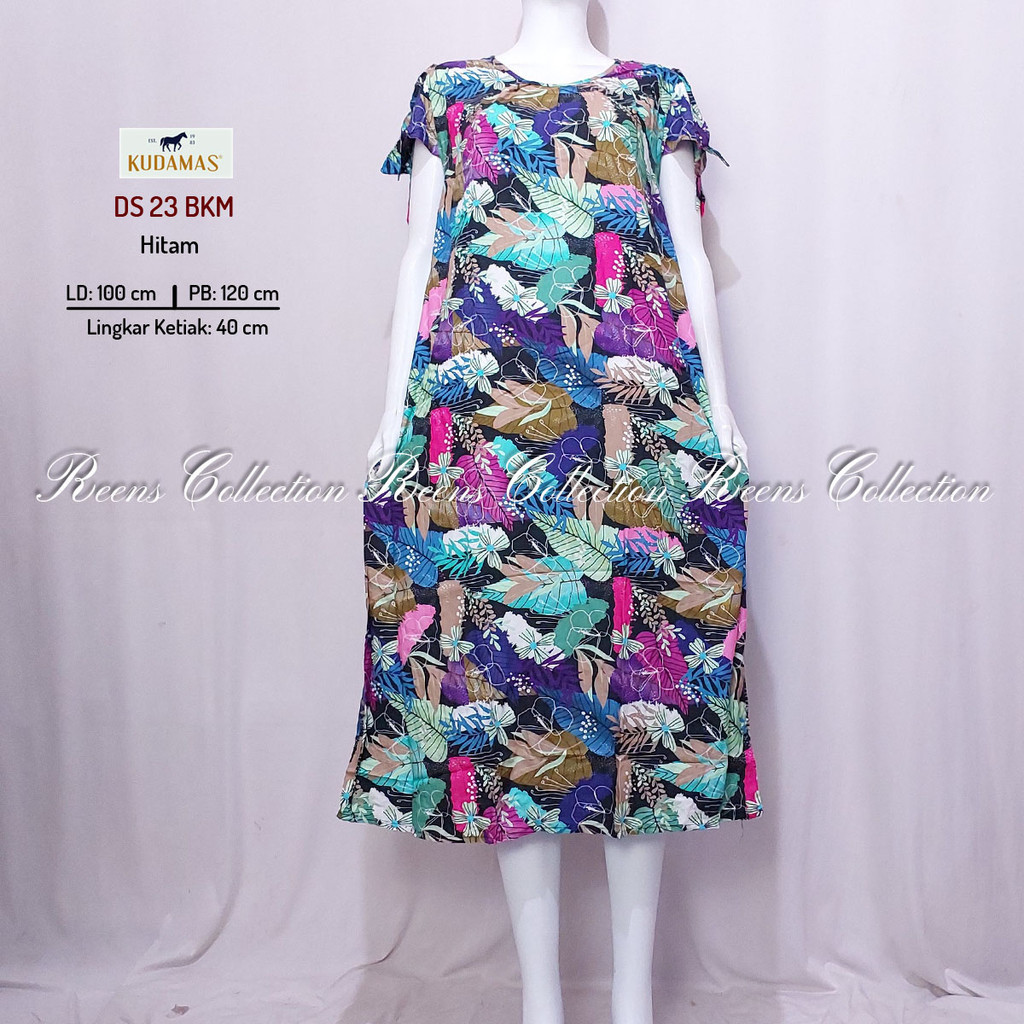 Batik Kuda Mas Daster 23 Yukensi Tidak Busui | Daster Lengan Terbelah Di Bawah Lutut Rayon Premium