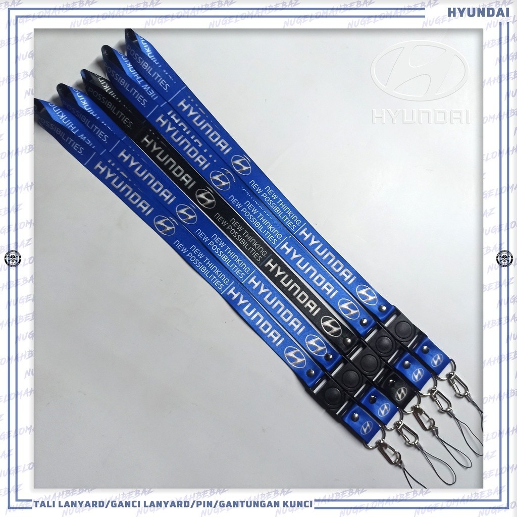 

TALI LANYARD GANTUNGAN ID CARD/HP/KUNCI/DLL.. HYUNDAI