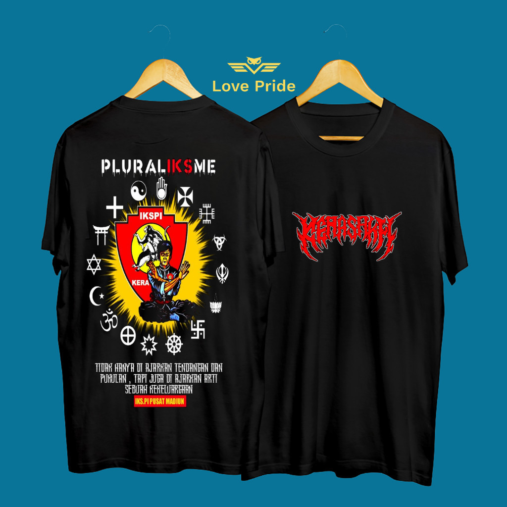 Kaos Tshirt Baju Distro Pencak Silat IKSPI Kera Sakti Pluraliksme Pusat Madiun Premium Terbaru