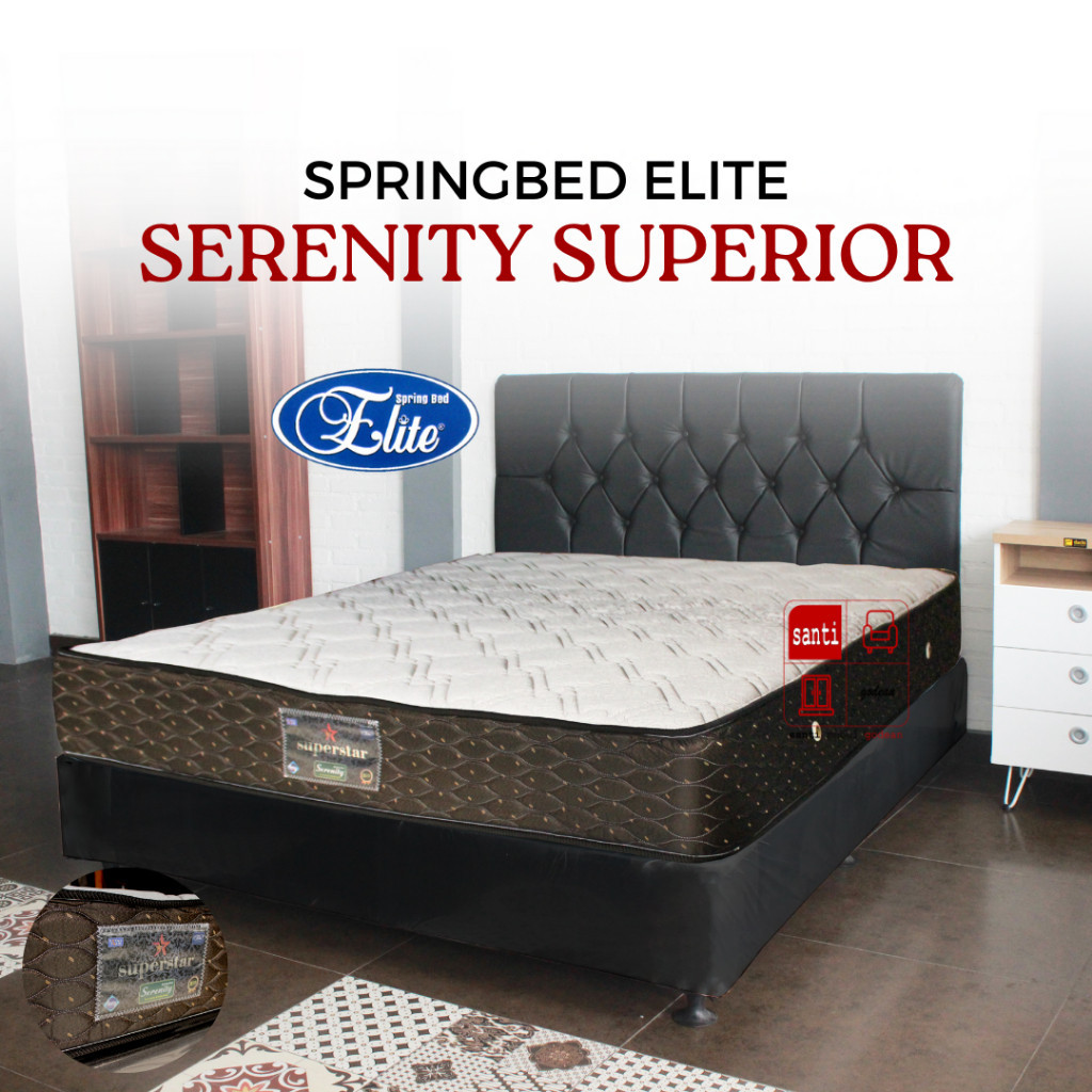 Promo Springbed elite serenity superior 180 x 200 Full Set