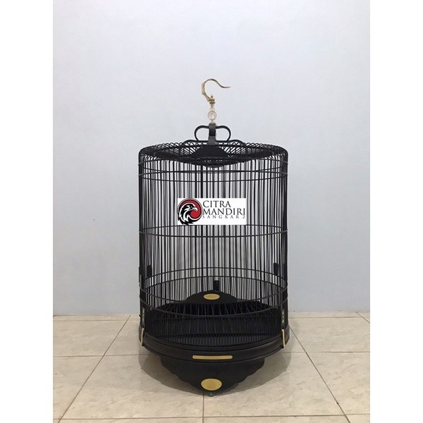Sangkar Kandang Burung Murai No 2 BNR Black Doff PVC Original Asli