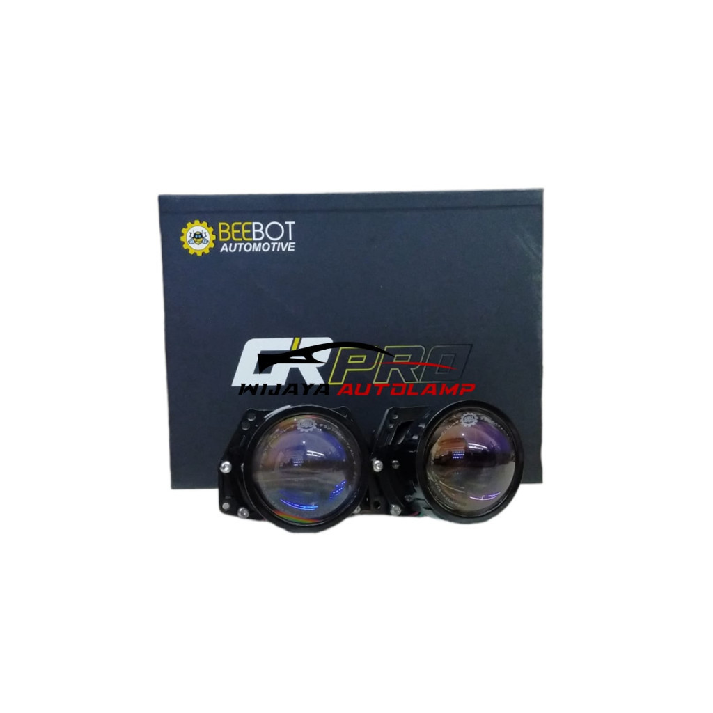 promo spesial PROJECTOR BI-LED GR PRO LENSA BLUE LENS 3 INCH BEEBOT PLUG AND PLAY ( 2 PCS )