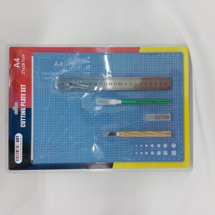 

5 In 1 Cutting Plate Set Alas Potong Papan Kerja A4 Cutting Board