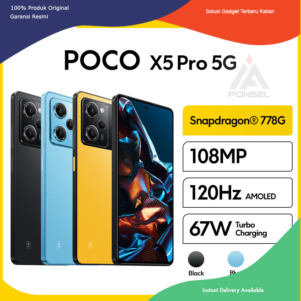POCO X5 Pro 5G (6GB/128GB) | (8GB/256GB) Snapdragon 778G 5G