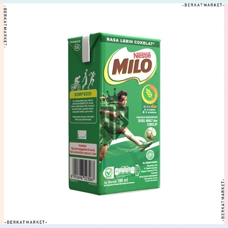 

Milo Active Go Nestle Minuman Susu Coklat Uht 180ml Cair Bukan Bubuk Malaysia 3 in 1 Cube Activ Renteng Choco Bar Renceng Dus Sachet 3in1 110ml 300 960 990 gr 1kg 2kg 1box