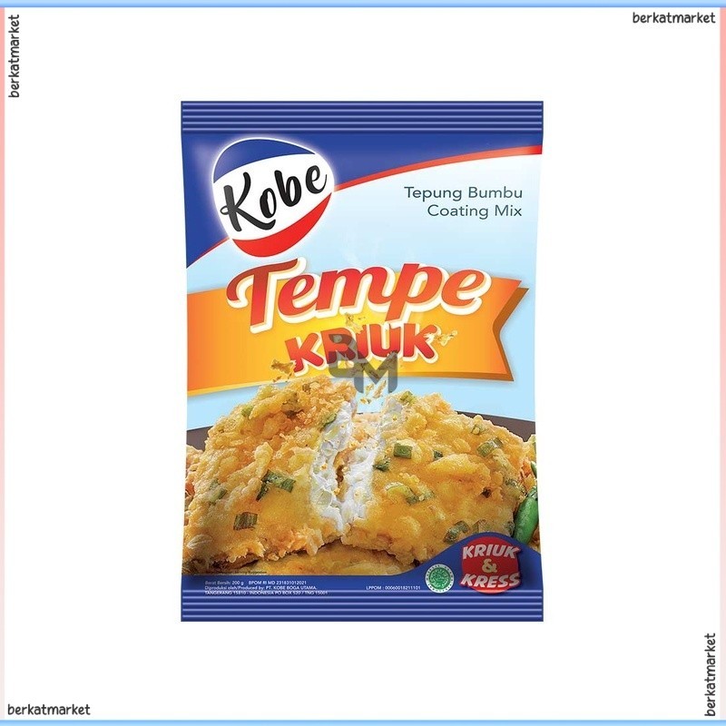 

TEPUNG INSTAN KOBE TEPUNG BUMBU TEMPE KRIUK 200GR