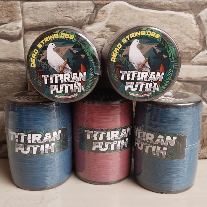gelasan matot 6000 yard klos kayu merk titiran putih bahan putih ori