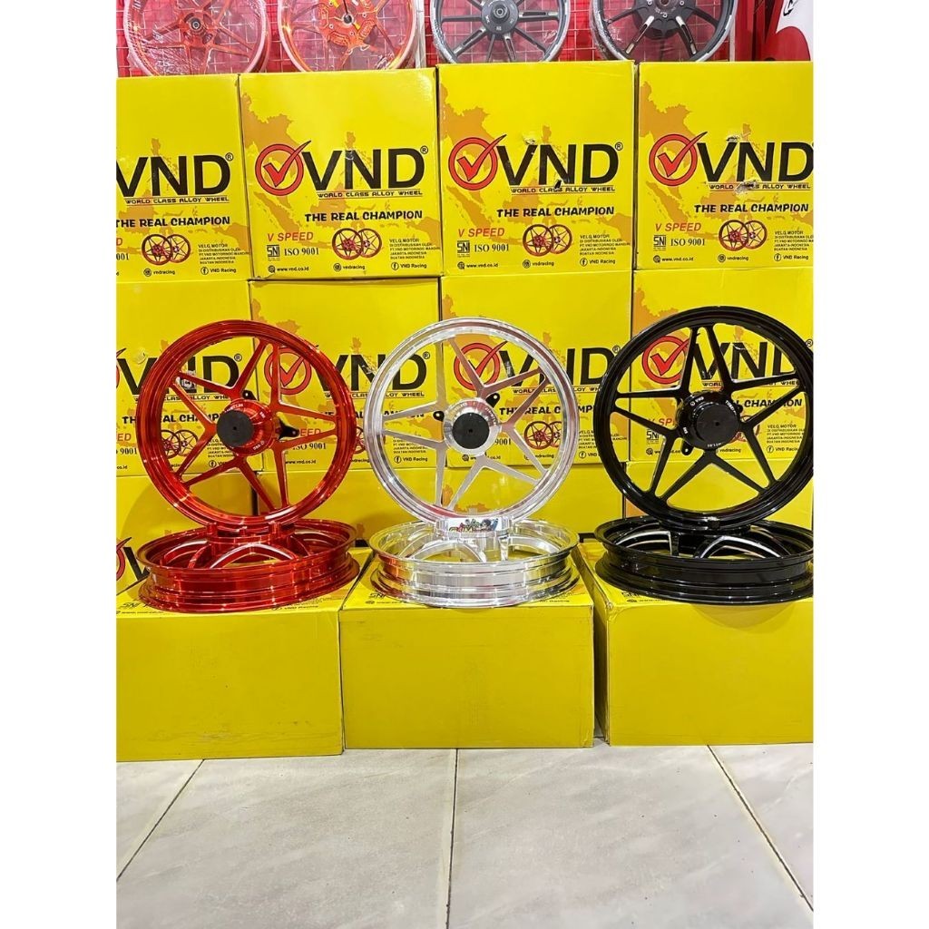 VND Velg V SPEED Bintang Yamaha Nmax New 155 - Black