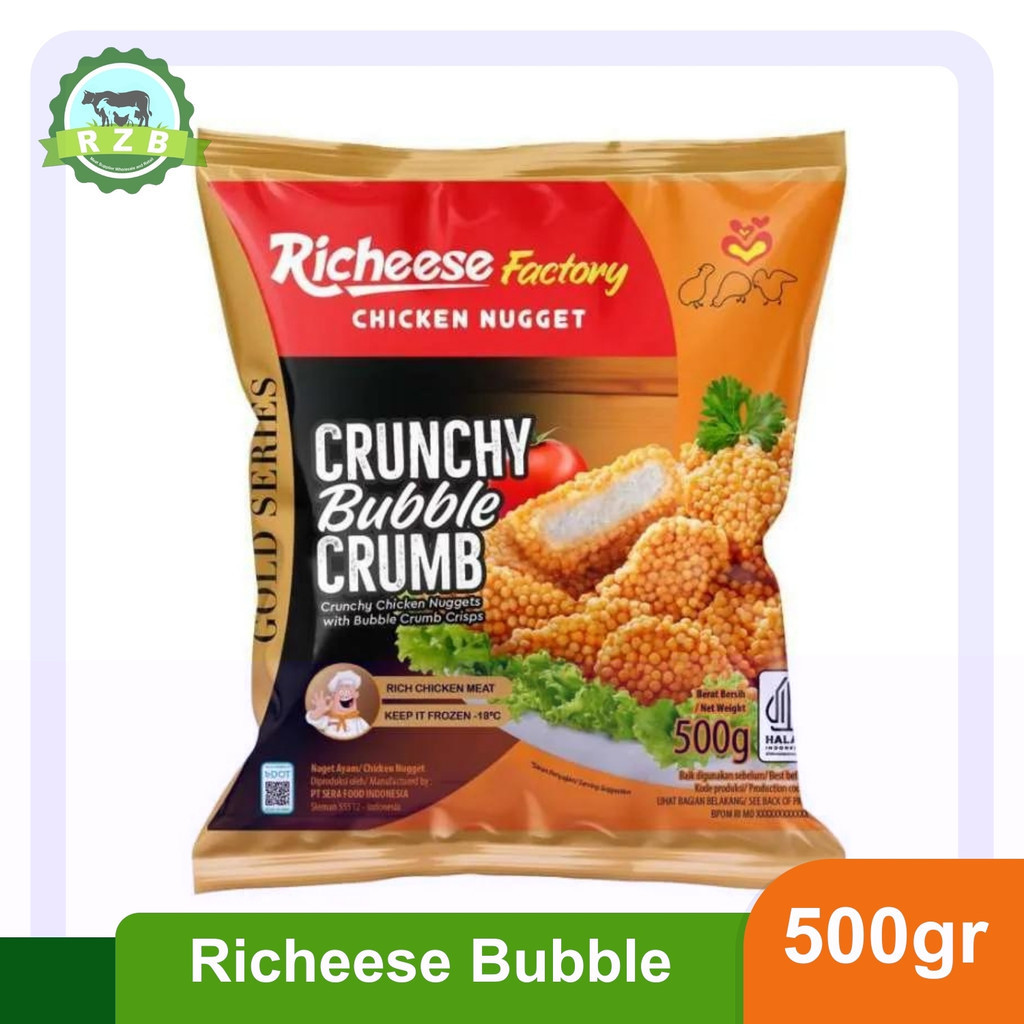 

Richeese Chicken Nugget Bubble Crumb 500gr