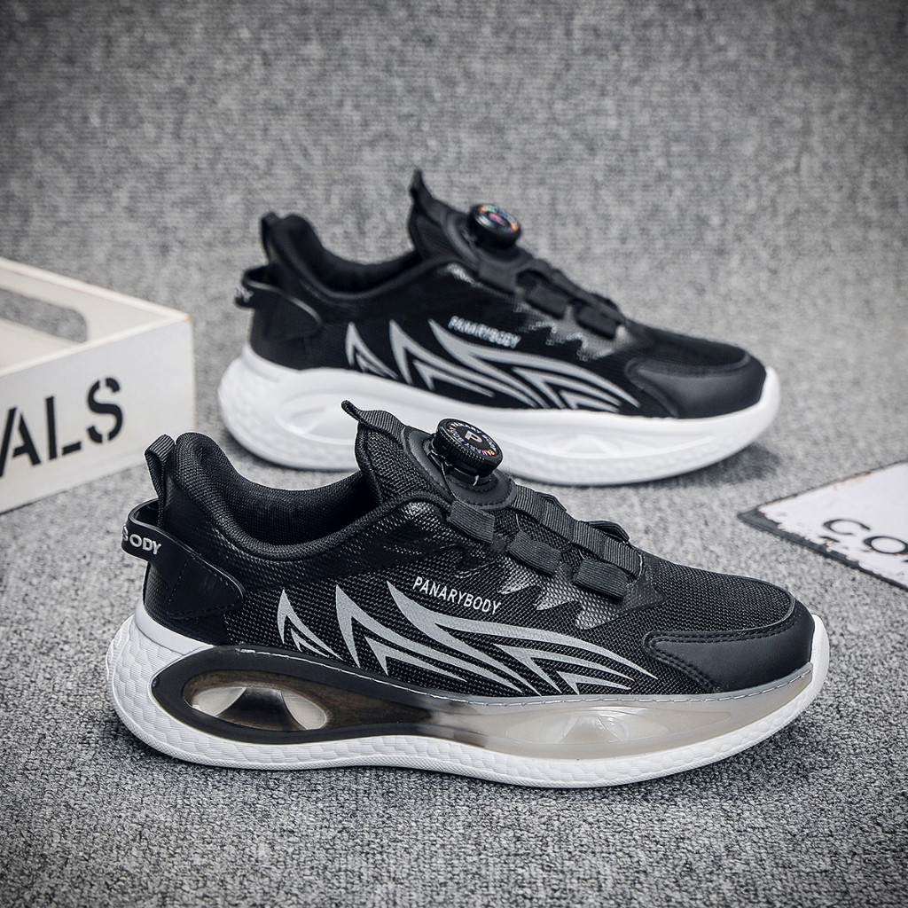 PRODUK TERBARU # PANARYBODY QN245 Sepatu Pria Kasual  Sepatu Sneakers Pria Tali Putar Viral Sepatu C