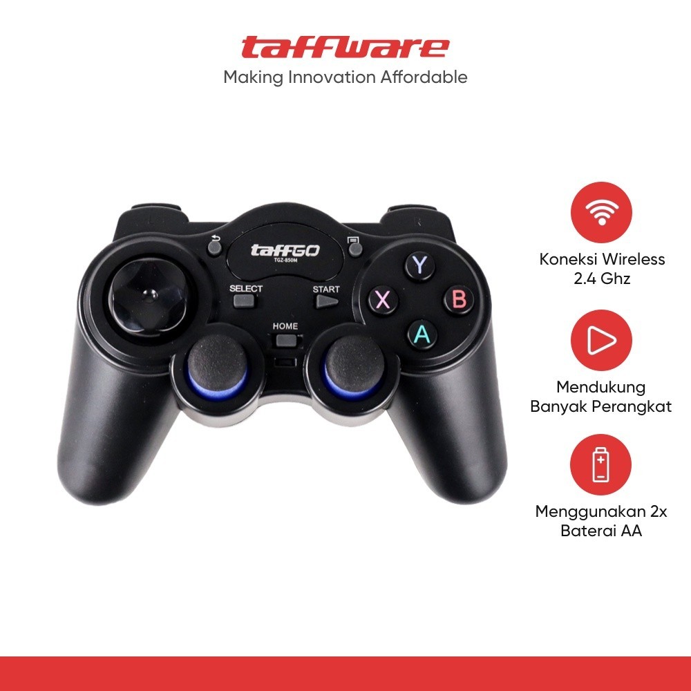 TaffGO Gamepad Wireless 2.4 GHz - TGZ-850M - Black
