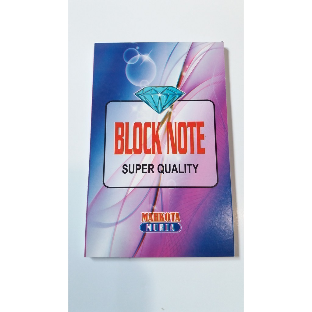 

[Ready] Block Note Polos Isi Bahan Kertas HVS Putih Isi 50 Lembar