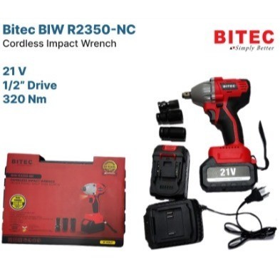 BITEC Mesin pembuka baut CORDLESS IMPACT WRENCH BIW R3250-NC  - 21V buka baut  3250BITEC
