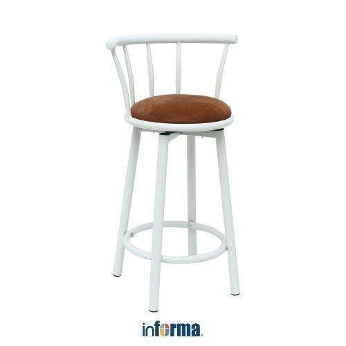 Informa Neo Mocha Kursi Bar H65 - Ivory Bar Stool Kursi Kafe