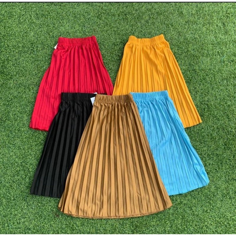 Rok Plisket  Bahan Hyget Anak Umur 2-5 tahun