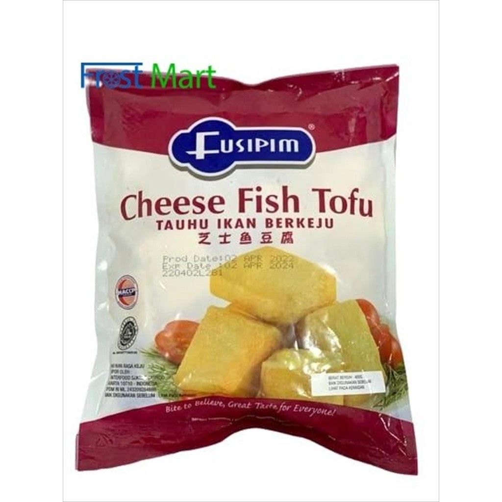 

Fusipim Cheese Fish Tofu / Tahu Ikan isi Keju 400 Gr