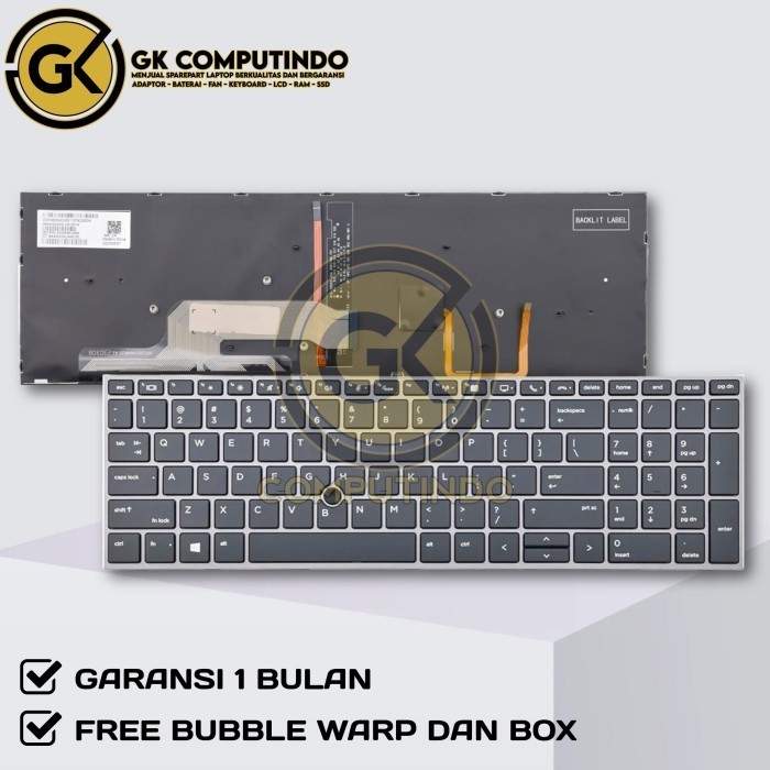 Keyboard HP ZBOOK 15 G5 15 G6 ZBOOK 17 G5 17 G6 Backlight Pointer