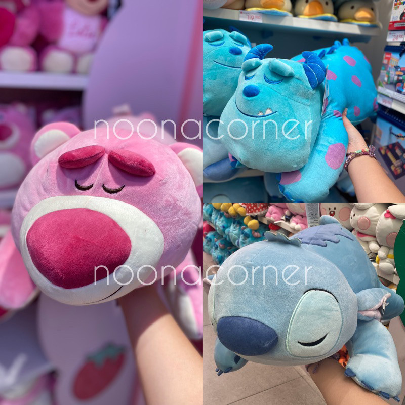 Miniso x Toy Story - Boneka Guling / Lying Doll JUMBO Lotso Stitch Sullivan 60cm